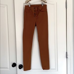 Madewell Rust Skinnys